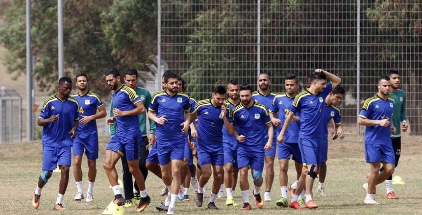 الكونفدرالية| المصري يخوض مرانه الصباحي على الملعب الفرعي لـ"أبوجا"