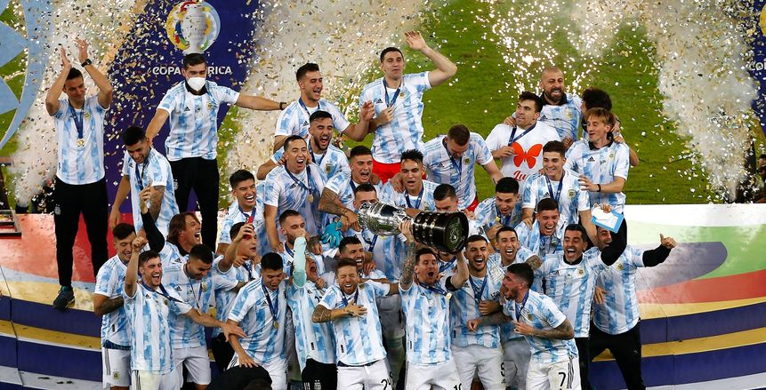 نجوم من الدوري المصري يحتفلون بفوز الأرجنتين بكوبا أمريكا 2021