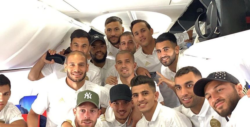 منتخب الجزائر يصل القاهرة للمشاركة بكأس أمم أفريقيا
