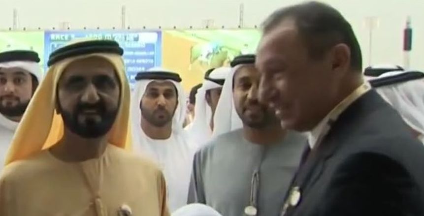 بالفيديو والصور| الشيخ محمد بن راشد يحتفي بالخطيب والسعدي على هامش كأس دبي العالمي لسباق الخيول