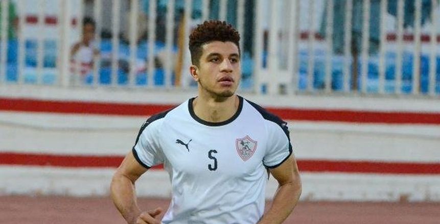 تدريبات خفيفة لمدافع الزمالك بعد تعرضه لإصابة بالوجه في مباراة المحلة