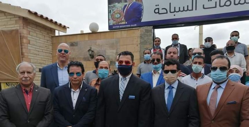 وزير الرياضة يوجه باستئناف العمل بتراك ملعب كرة القدم بنادي الشيخ زايد