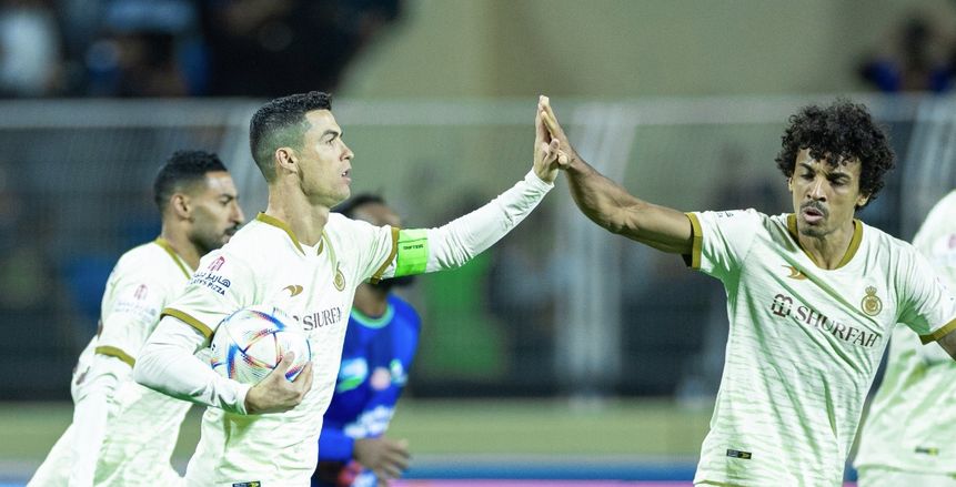رونالدو يقود هجوم النصر أمام الوحدة في الدوري السعودي