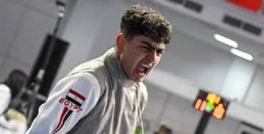 عبدالرحمن طلبة يتوج بذهبية كأس العالم لسلاح الشيش بالإمارات