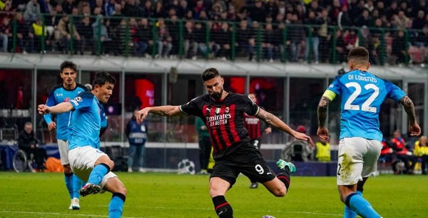 أهداف مباراة نابولي وميلان  بدوري الأبطال.. أوسيمين يتعادل
