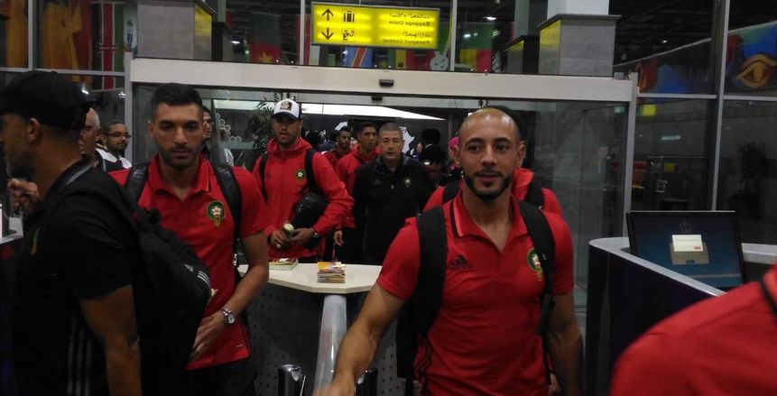 بالفيديو والصور| بعثة المغرب تصل القاهرة استعدادا لـ "كان 2019"