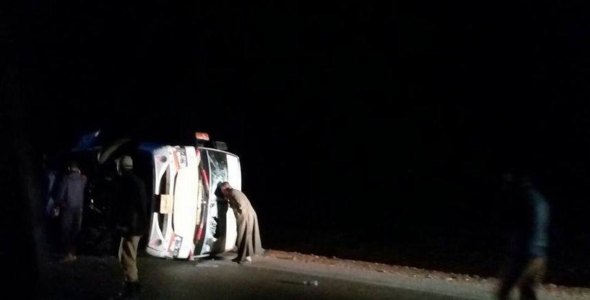 12 لاعبا حصيلة إصابات حادث أتوبيس الوادي الجديد