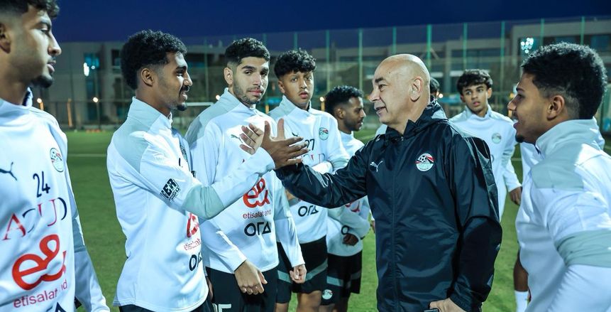 حسام وإبراهيم حسن يزوران معسكر  منتخب مصر مواليد 2007