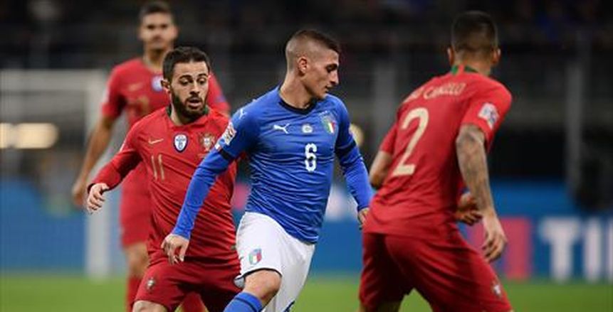 البرتغال أول المتأهلين لنصف نهائي دوري الأمم الأوروبية بالتعادل أمام إيطاليا