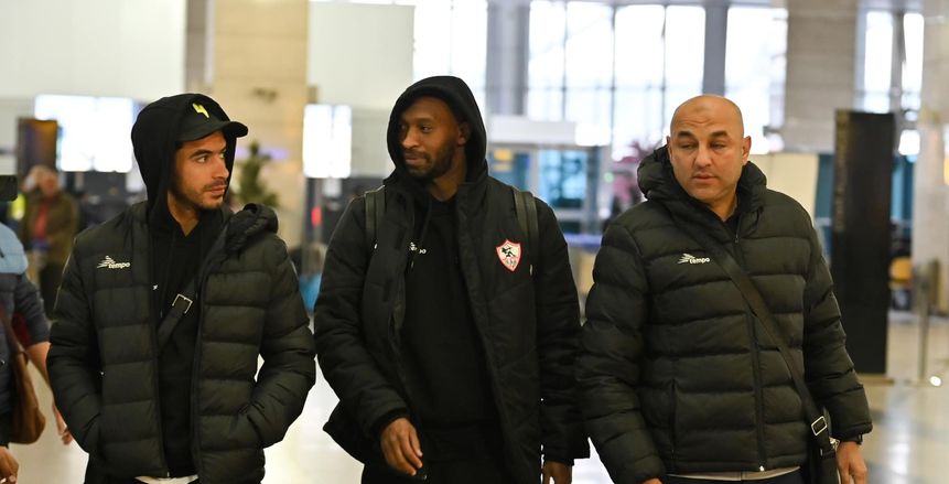 بعثة الزمالك تصل إلى ليبيا استعدادا لمواجهة المريخ السوداني