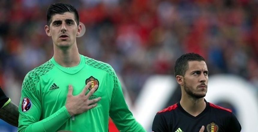 «كورتوا» سلاح ريال مدريد لحسم صفقة «هازارد»