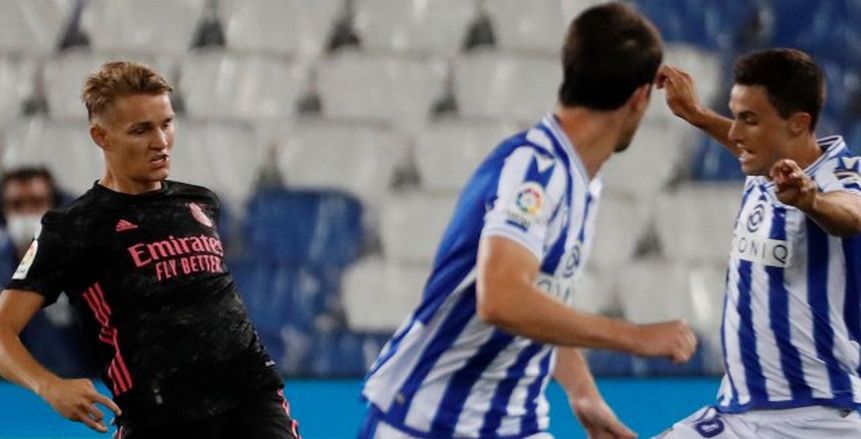 تعادل ريال مدريد وسوسيداد سلبيا في شوط الفرص الضائعة