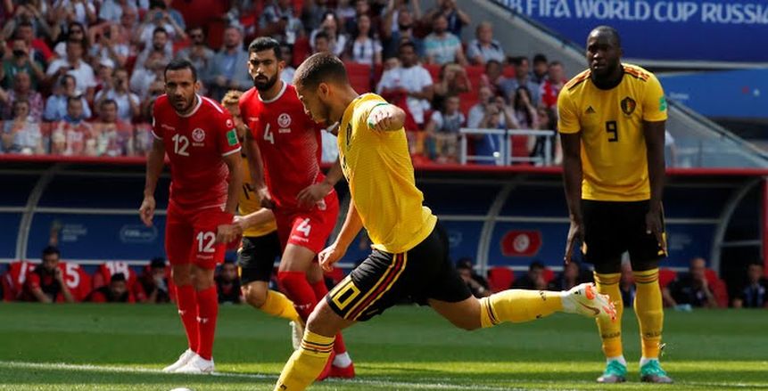 «هازارد» يفك عقدة عمرها 32 عاما لبلجيكا أمام تونس