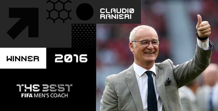 رانييري أفضل مدرب لعام 2016 من الفيفا