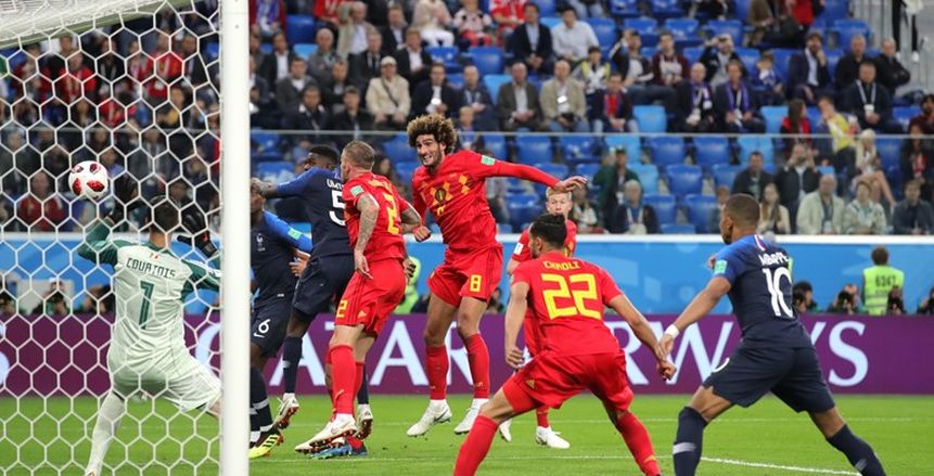 بالفيديو| فرنسا تقصي بلجيكا برأسية «أومتيتي» وتتأهل لنهائي المونديال