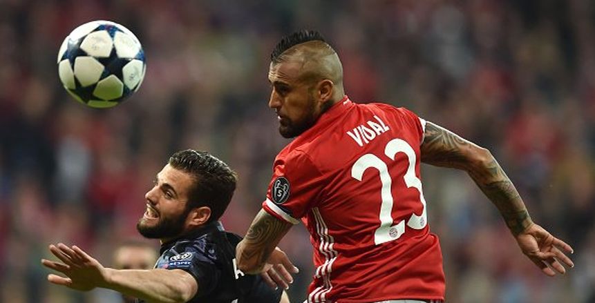 بالفيديو| فيدال يتقدم لبايرن ميونخ على ريال مدريد