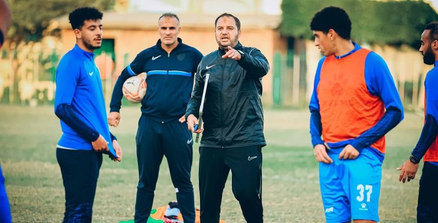 المقاولون العرب يواصل تدريباته استعدادا لمواجهة المصري البورسعيدي