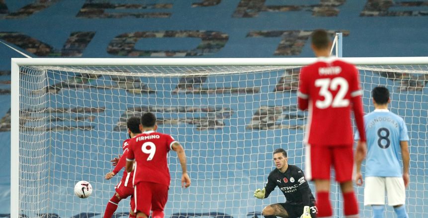 بهدف صلاح.. ليفربول يتعادل أمام مانشستر سيتي بالدوري الإنجليزي (فيديو)