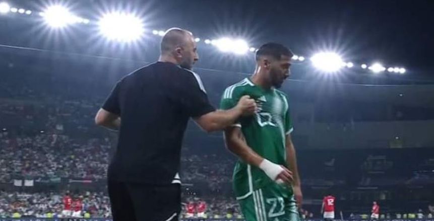 جمال بلماضي يكشف تفاصيل مشادته مع بن رحمة.. وسر غضبه أمام منتخب مصر