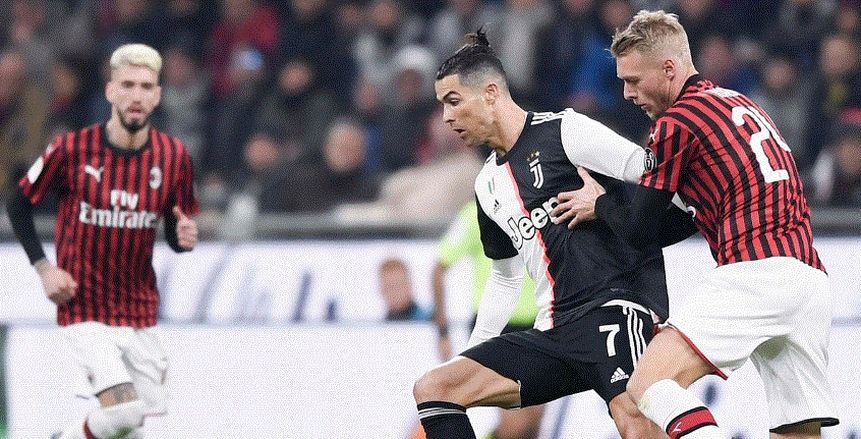رونالدو يهدي يوفنتوس تعادلا قاتلا أمام ميلان بكأس إيطاليا
