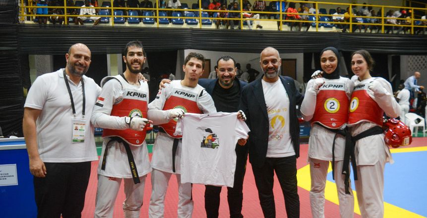 بعثة منتخب التايكوندو تعود اليوم بعد الإنجاز التاريخي ببطولة العالم بالصين