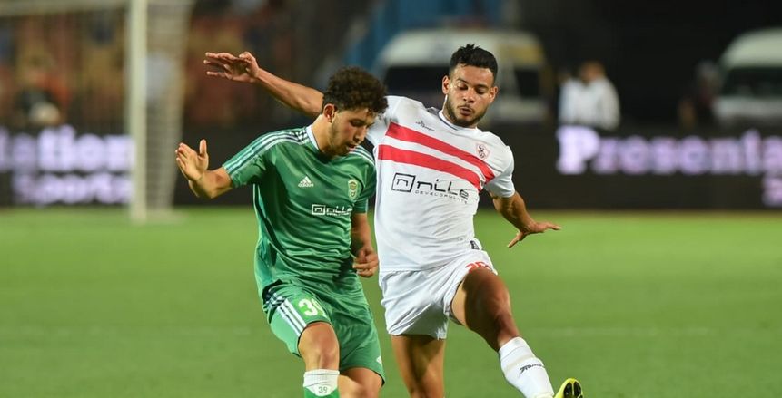 إصابة قوية لـ دونجا وخروجه من لقاء الزمالك والمحلة بعد 8 دقائق من دخوله