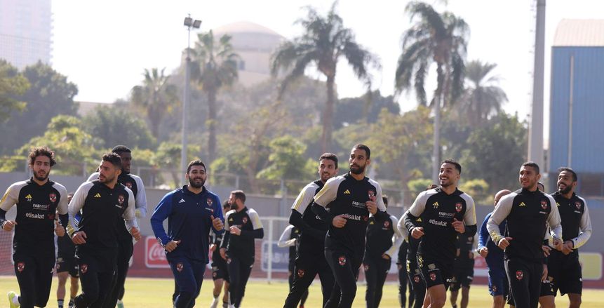 مران الأهلي: تقسيمة وتدريب خططي.. وراحة لـ ديانج
