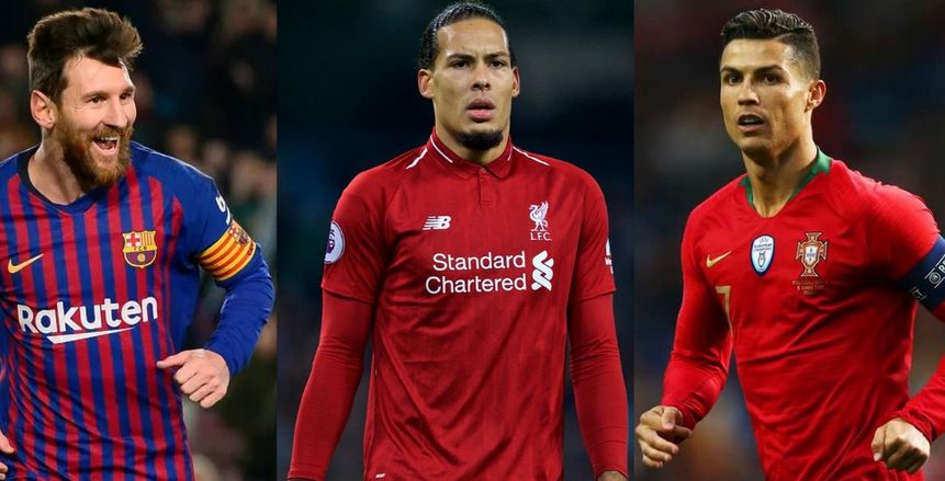 أفضل لاعب في أوروبا| ميسي يطارد رقم رونالدو.. وفان دايك يسعى لجائزة أولى