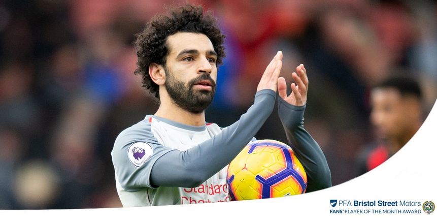 رسميا| «صلاح» لاعب الشهر في الدوري الإنجليزي