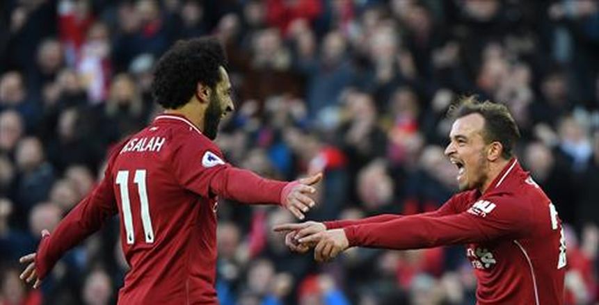 بالفيديو| محمد صلاح يسجل هدف التقدم لليفربول في مرمى فولهام
