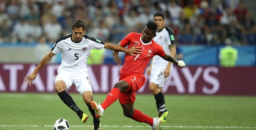 بالفيديو| «دزيمايلي» يحرز أول أهداف سويسرا أمام كوستاريكا