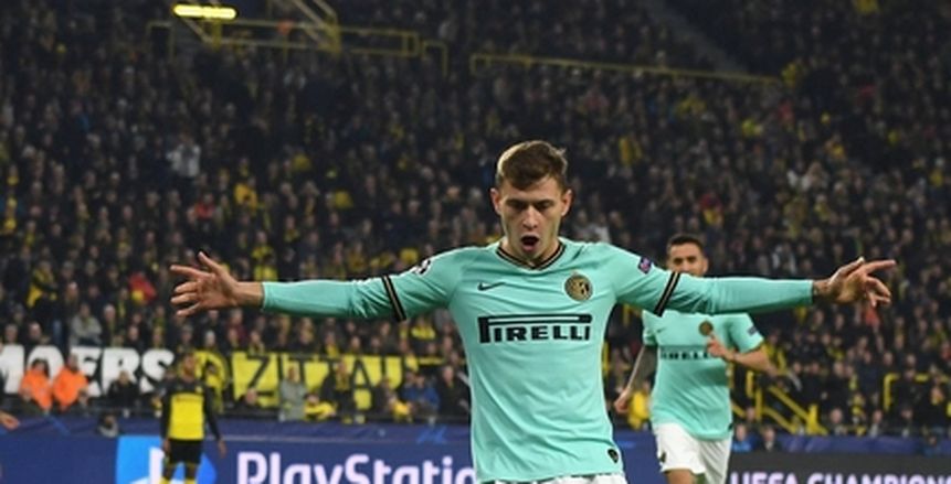 إنتر ميلان يتقدم على دورتموند بثنائية في الشوط الأول