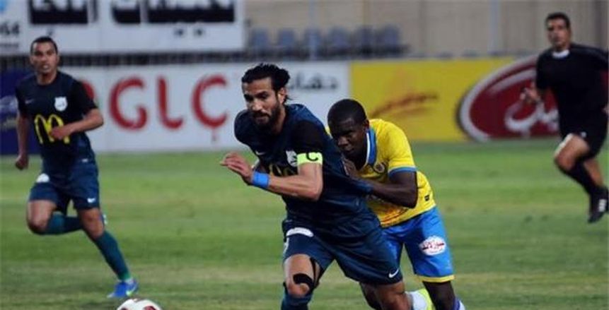الشوط الأول.. تعادل إيجابي بين أسوان وإنبي 1\1
