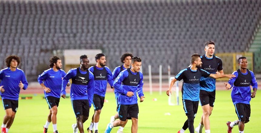 المصري يختتم تدريباته استعدادا لبطل سيشيل في الكونفيدرالية