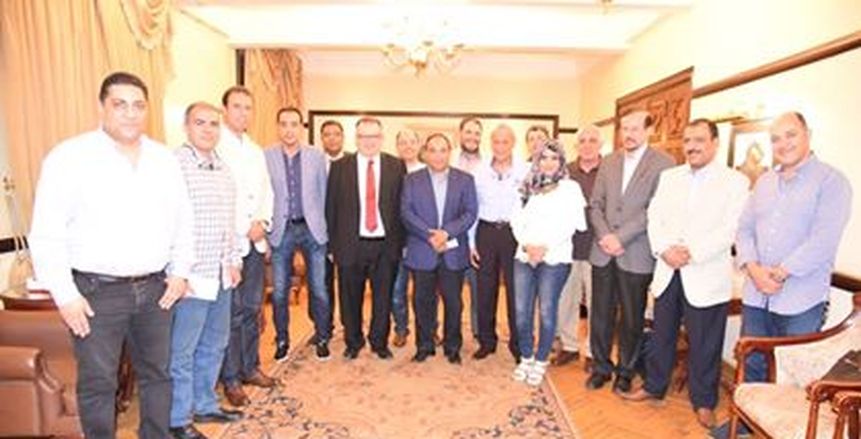 رئيس الصيد يستقبل مجلس إدارة اتحاد تنس الطاولة