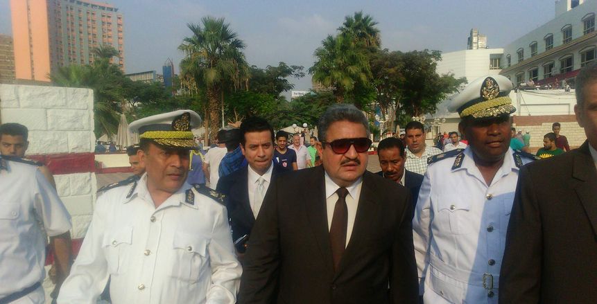 مدير أمن الجيزة يصل نادي الزمالك