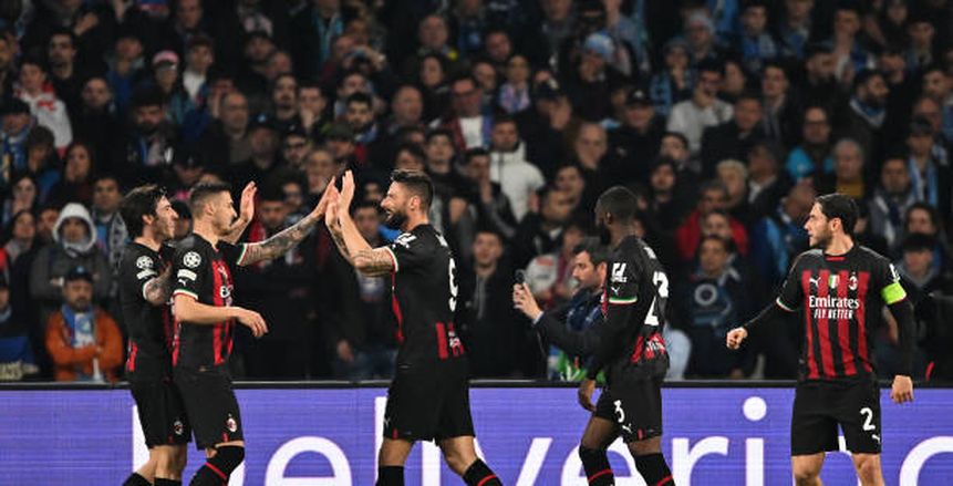 ميلان يقصي نابولي ويتأهل لنصف نهائي دوري أبطال أوروبا
