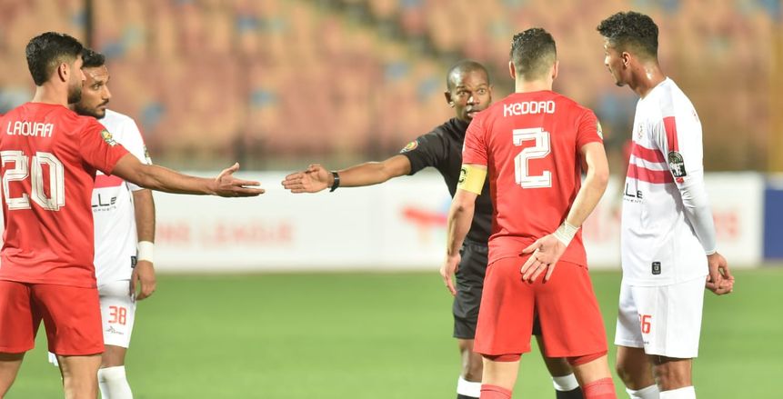 وامبا يسجل الهدف الثاني لشباب بلوزداد أمام الزمالك