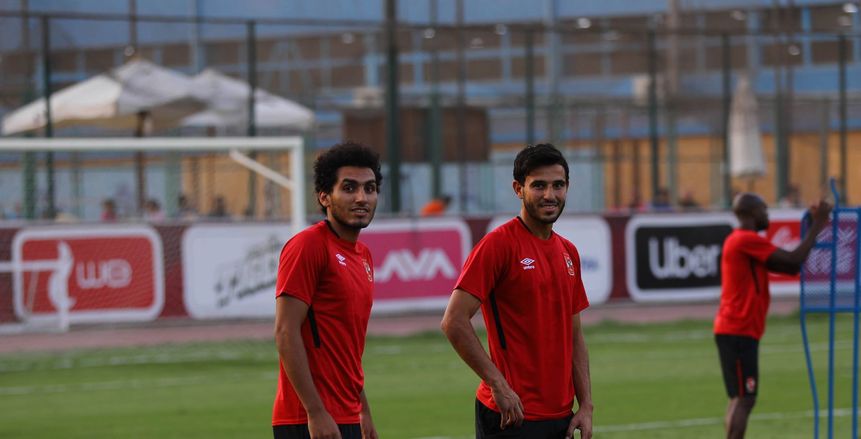 أحمد حمدي يشارك في تدريب الأهلي بعد العودة من الجونة