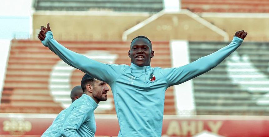 ديانج يبرز فرحته بالعودة إلى تدريبات الأهلي بعد الشفاء من كورونا