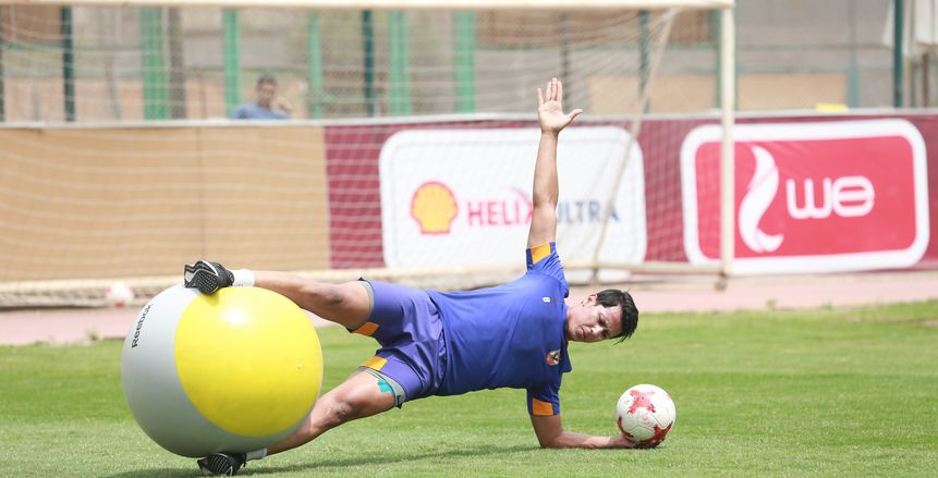 عمرو جمال يُشارك في جزء بمران الأهلي بعد تعافيه من الإصابة
