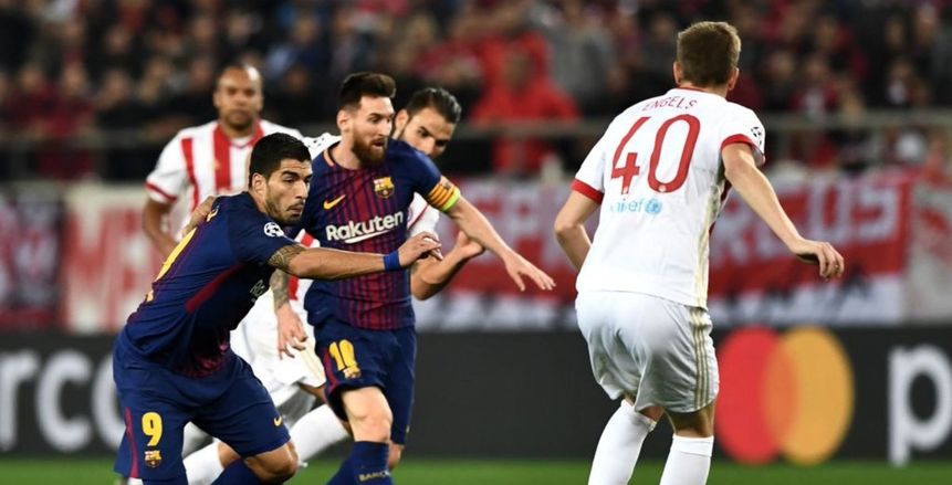 برشلونة يسقط في فخ التعادل أمام أولمبياكوس بدوري الأبطال
