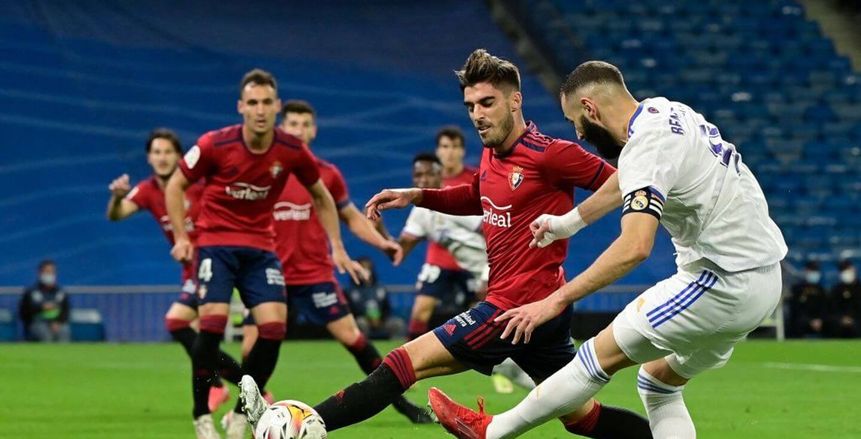 بنزيما يقود تشكيل ريال مدريد المتوقع ضد أوساسونا بنهائي كأس ملك إسبانيا