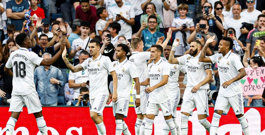ريال مدريد يضرب ألميريا برباعية بالدوري الإسباني.. بنزيما سجل «هاتريك»