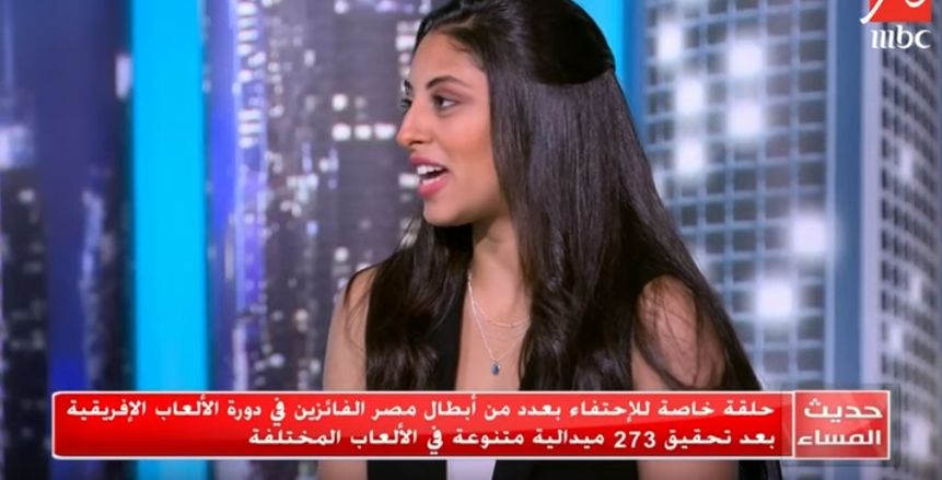 الحاصلة على الميدالية الذهبية في سلاح "السيف": البيت كله كان بيشجعني