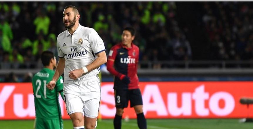 بالفيديو| بنزيمة يتقدم لريال مدريد في نهائي كأس العالم للاندية