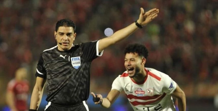 سر ظهور إبراهيم نور الدين في مباراة الزمالك وبيراميدز