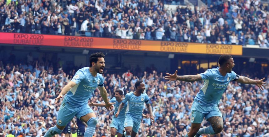 ريمونتادا مانشستر سيتي على أستون فيلا تتوجه بلقب الدوري الإنجليزي