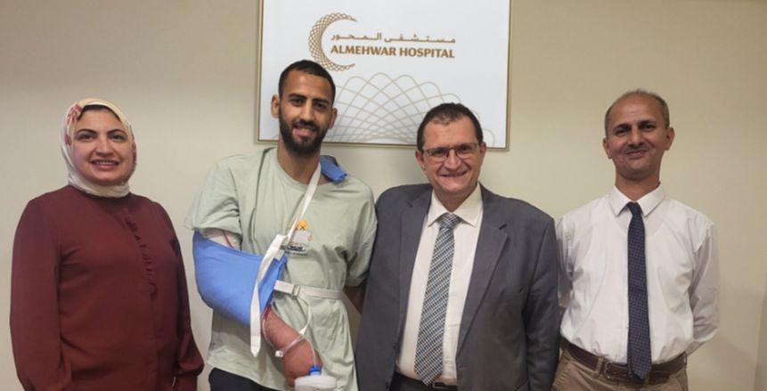 محمد حمدي لاعب زد يخضع لجراحة ناجحة في الكوع