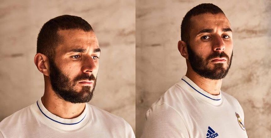 "بنزيما" يعلن عن قميص جديد لريال مدريد